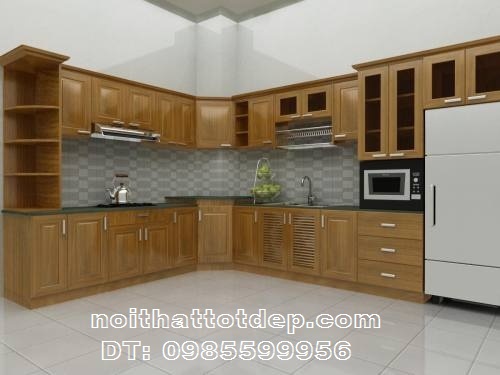 tủ bếp chữ L